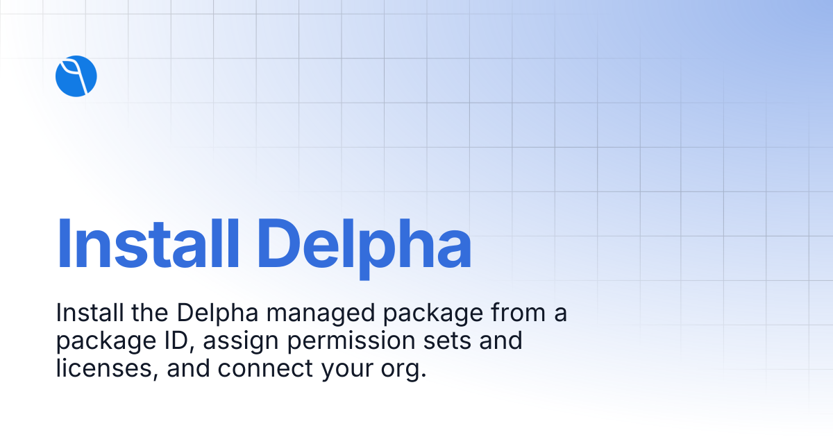 Install Delpha | Delpha